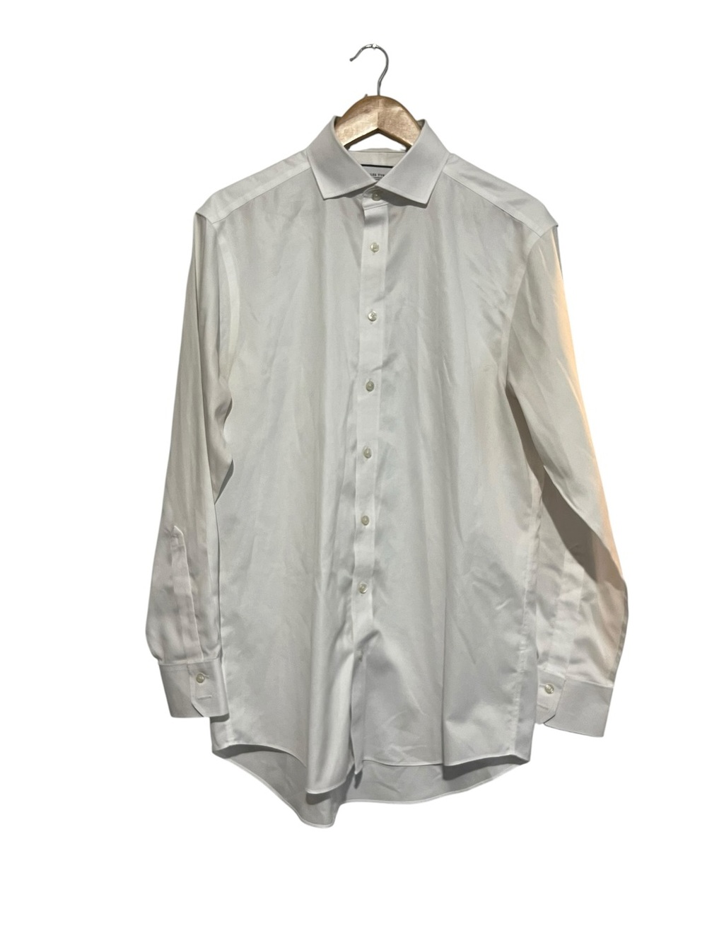 Charles Tyrwhitt Non Iron Classic Fit Shirt 15.5/34 White Standard Cuff